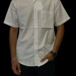 H&M HALF-SLEEVE LINEN SHIRT