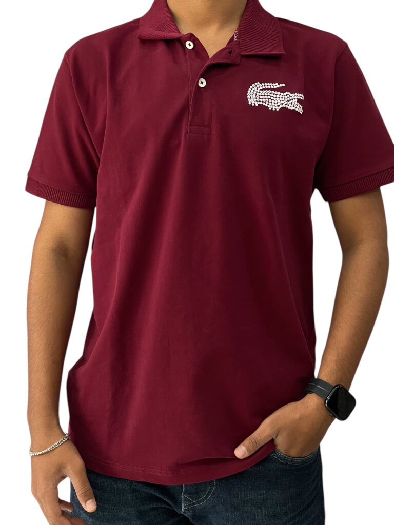 LACOSTE COLLARED T-SHIRT