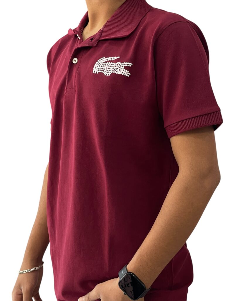 LACOSTE COLLARED T-SHIRT - Image 2