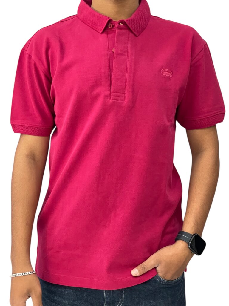 LACOSTE COLLARED T-SHIRT