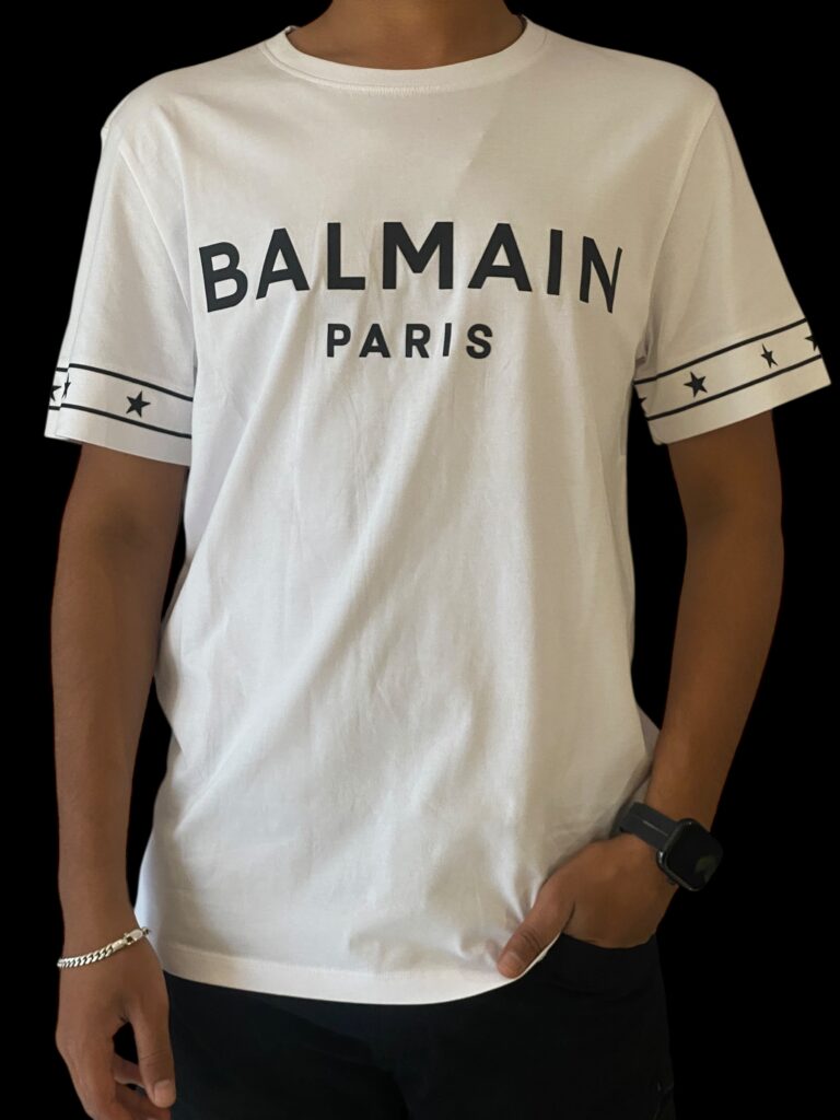BALMAIN ROUND NECK T-SHIRT