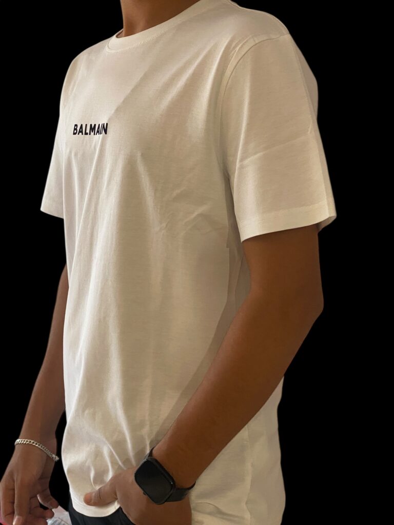 BALMAIN ROUND NECK T-SHIRT - Image 2