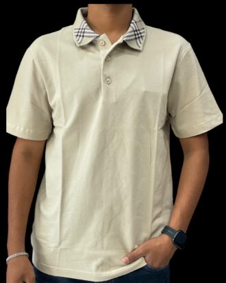 BURBERRY COLLARED T-SHIRT