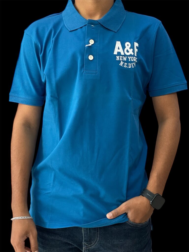 ABERCROMBIE FITCH COLLARED T-SHIRT