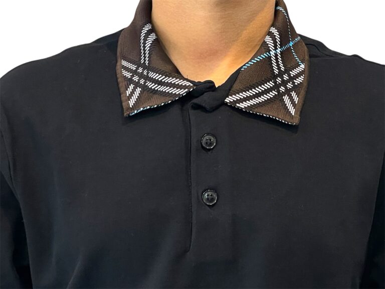 BURBERRY COLLARED T-SHIRT - Image 2