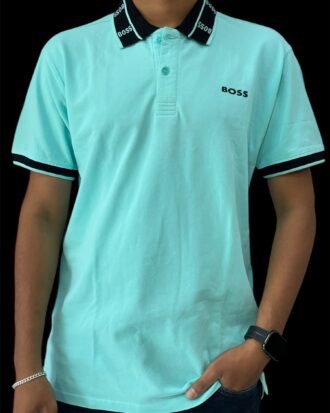 HUGO BOSS COLLARED T-SHIRT
