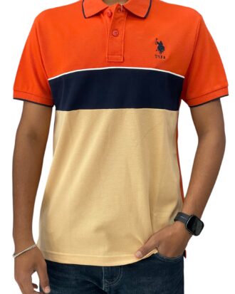 U S POLO ASSN COLLARED T-SHIRT