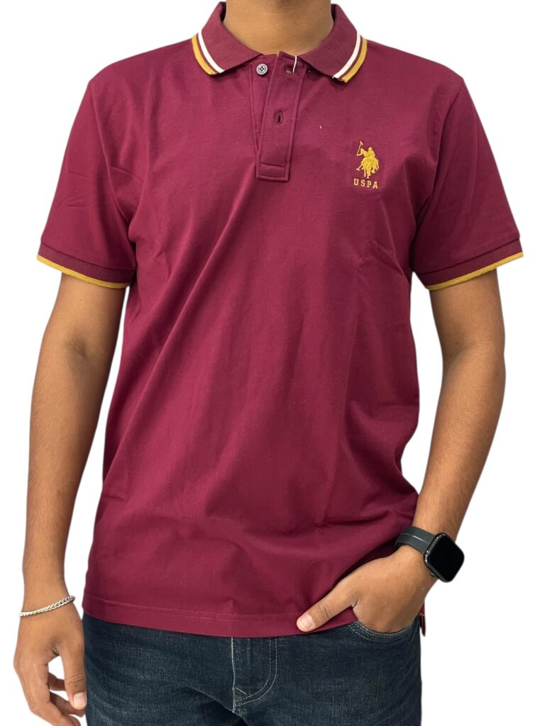 U S POLO ASSN COLLARED T-SHIRT