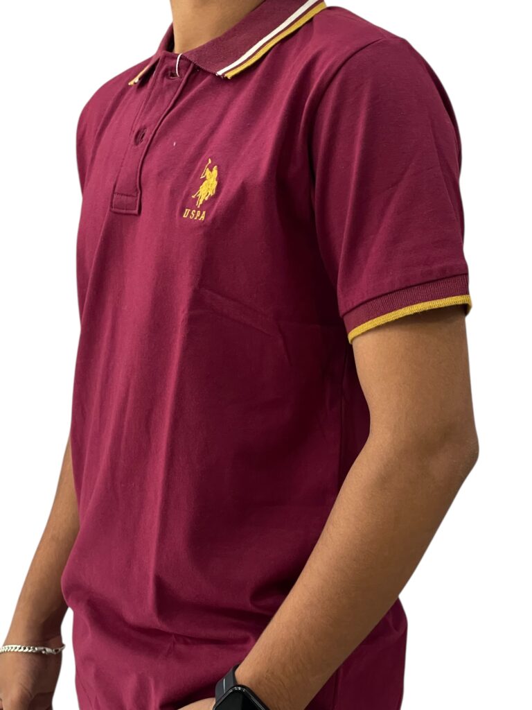U S POLO ASSN COLLARED T-SHIRT - Image 2