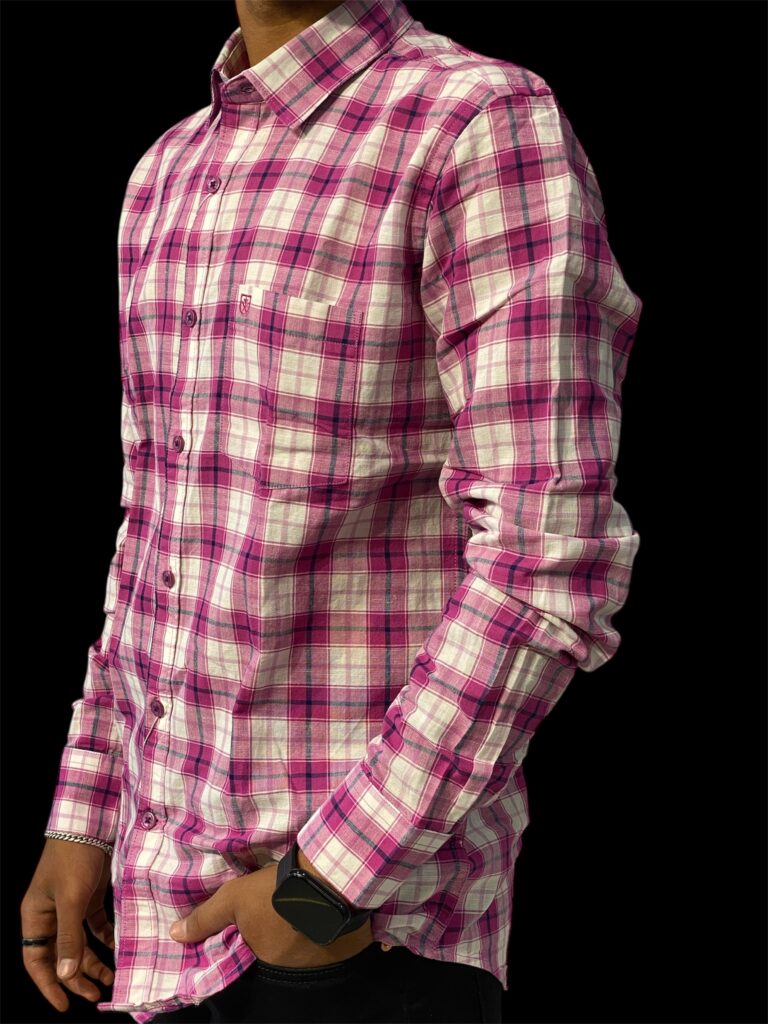 LINEN CLUB PINK SHIRT - Image 2