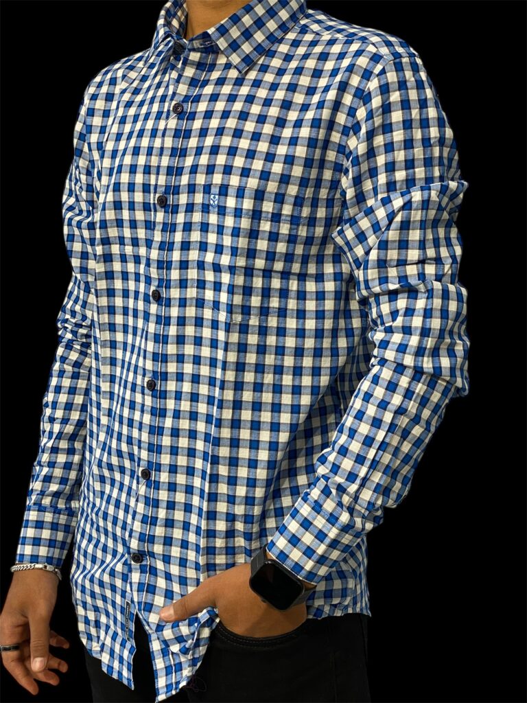LINEN CLUB  BLUE SHIRT - Image 2