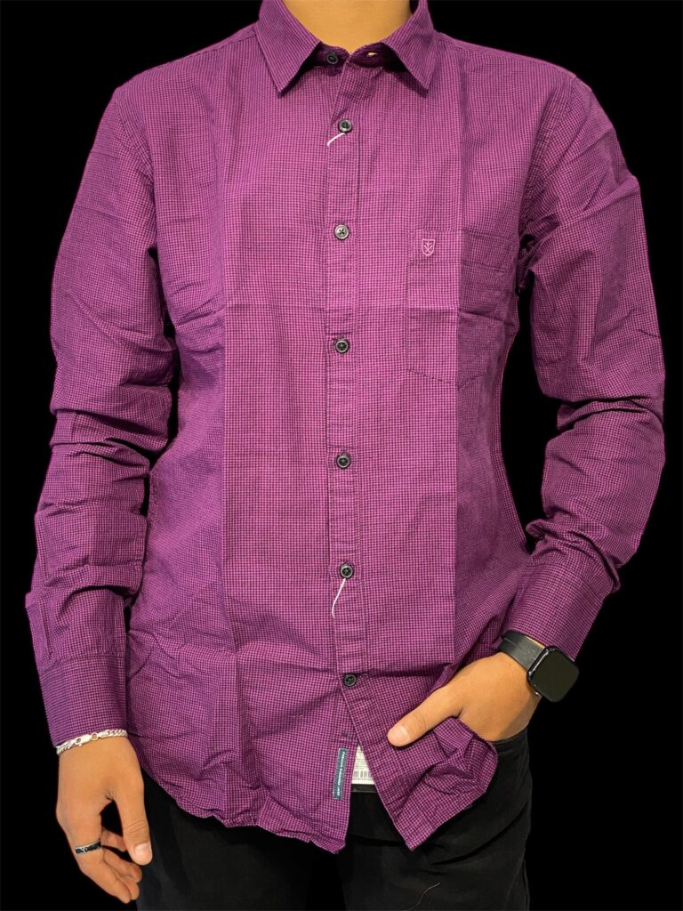 LINEN CLUB PURPLE SHIRT