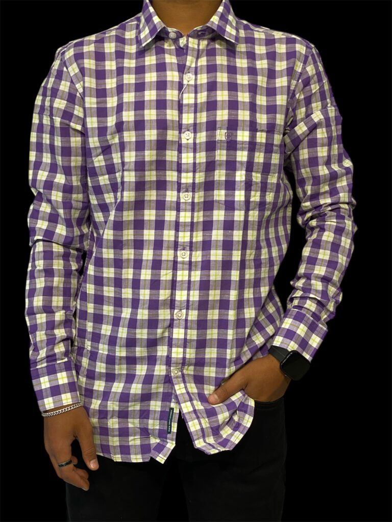 LINEN CLUB PURPLE SHIRT