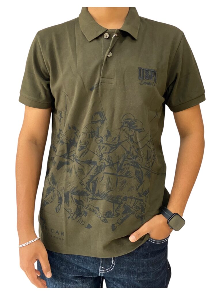 U S POLO COLLARED T-SHIRT