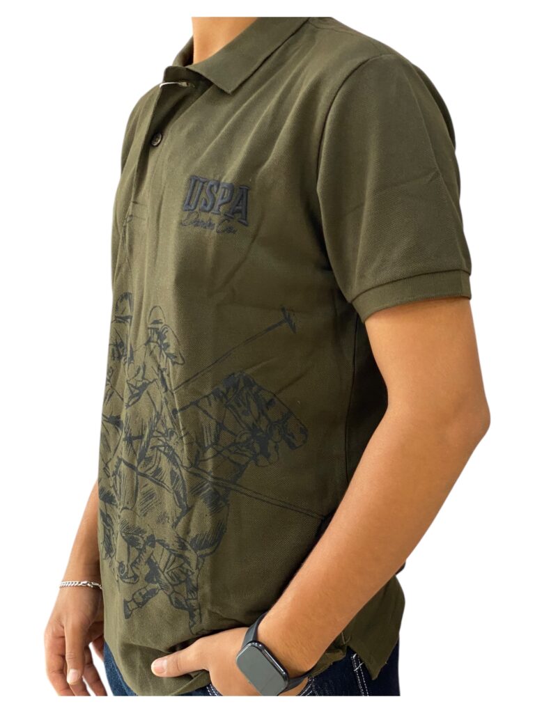 U S POLO COLLARED T-SHIRT - Image 2