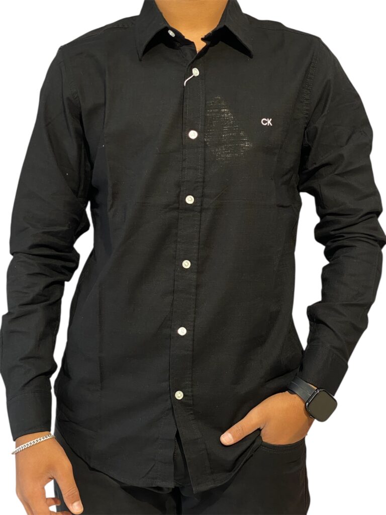 CALVIN KLEIN LINEN SHIRT