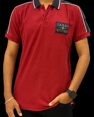 TOMMY HILFIGER COLLARED T-SHIRT