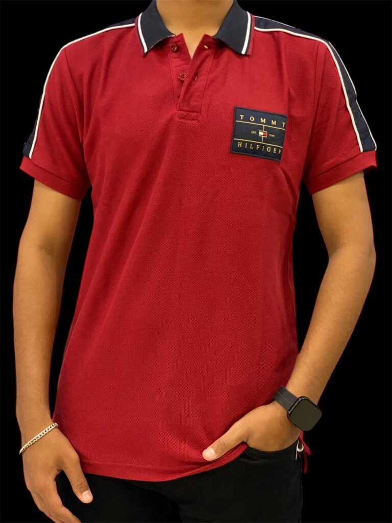 TOMMY HILFIGER COLLARED T-SHIRT