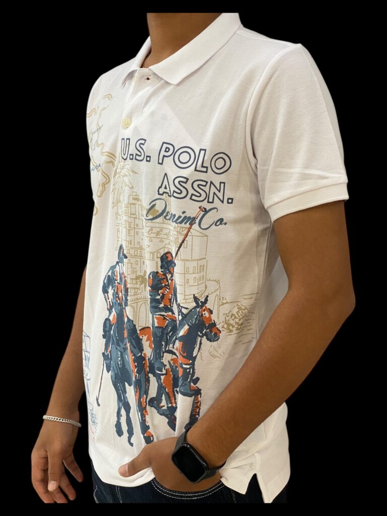 U S POLO COLLARED T-SHIRT - Image 2