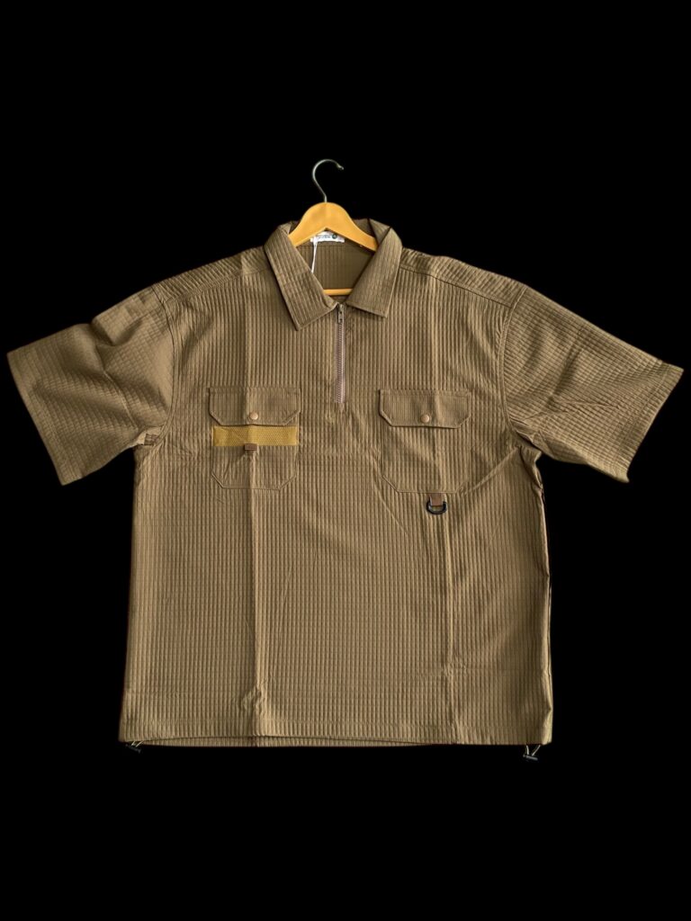 IMPORTED OVERSIZE COLLARED TSHIRT
