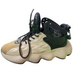 IMPORTED CREAM BLACK SHOES