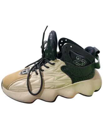 IMPORTED CREAM BLACK SHOES