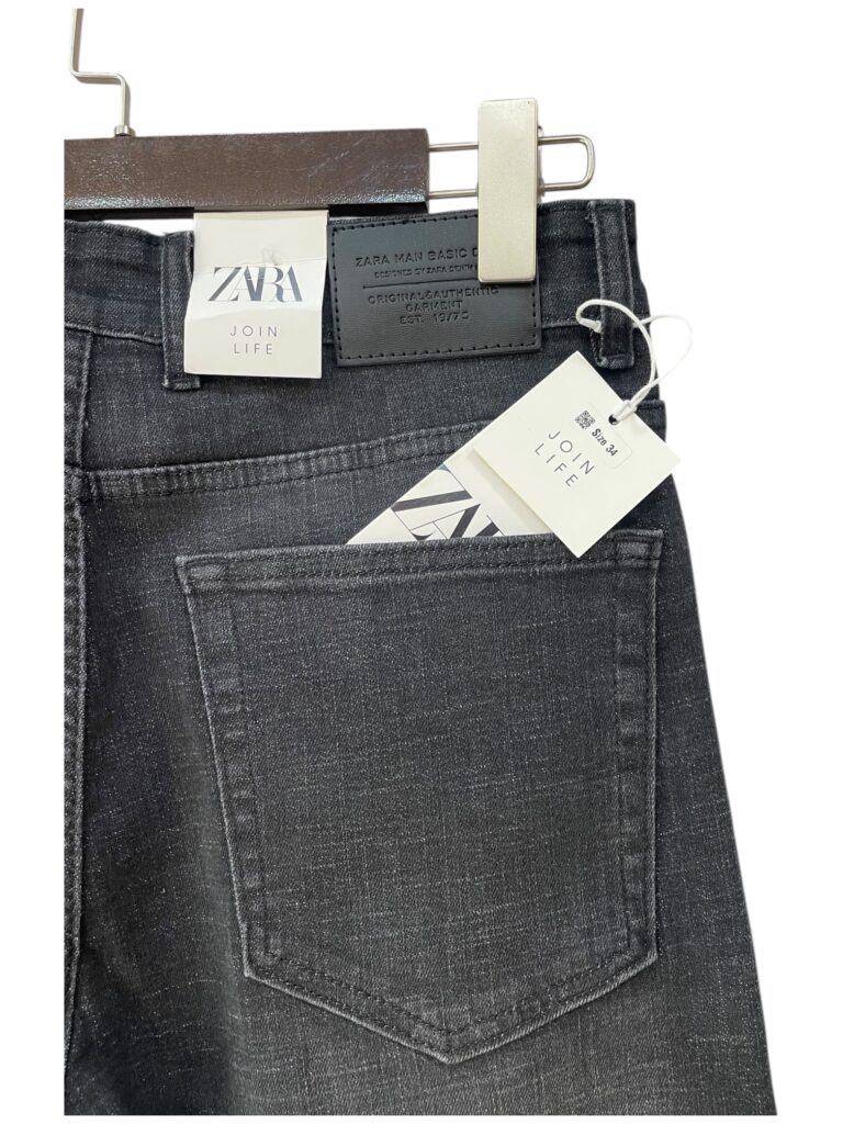 ZARA CLASSIC BLACK  JEANS - Image 2