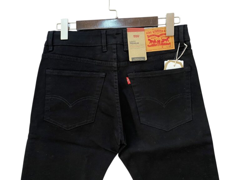 LEVI'S CLASSIC BLACK JEANS - Image 3