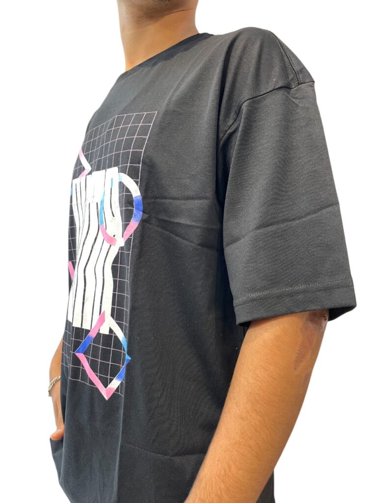 Puma Oversize Graphic Black T-Shirt - Image 2