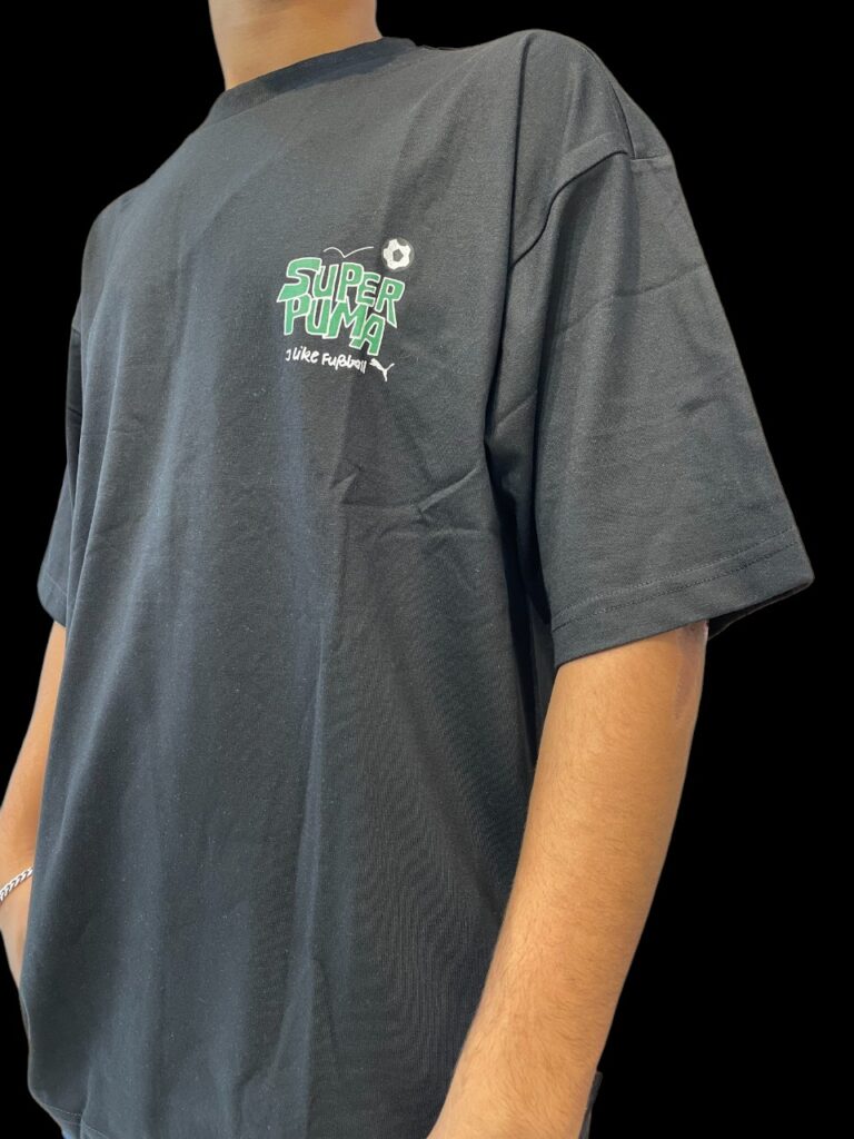 Puma Oversize Graphic Black T-Shirt - Image 2