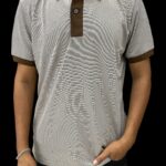 BOSS Striped Graphic Polo T-Shirt