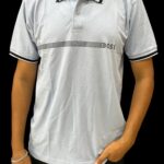 BOSS Striped Logo Polo Shirt