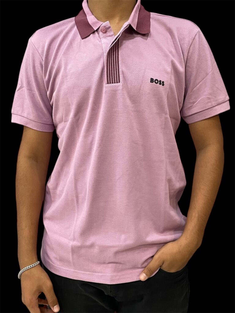 BOSS Contrast Collar Polo Shirt
