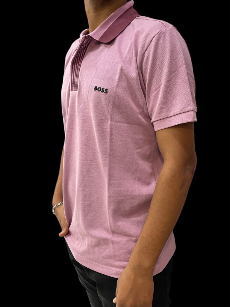 BOSS Contrast Collar Polo Shirt - Image 2