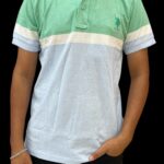 US POLO Aqua & Light Blue T-Shirt