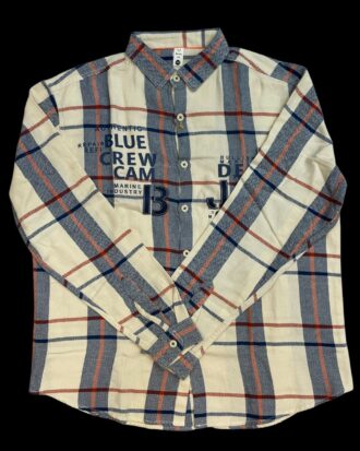 Imported Blue Crew Checked Shirt