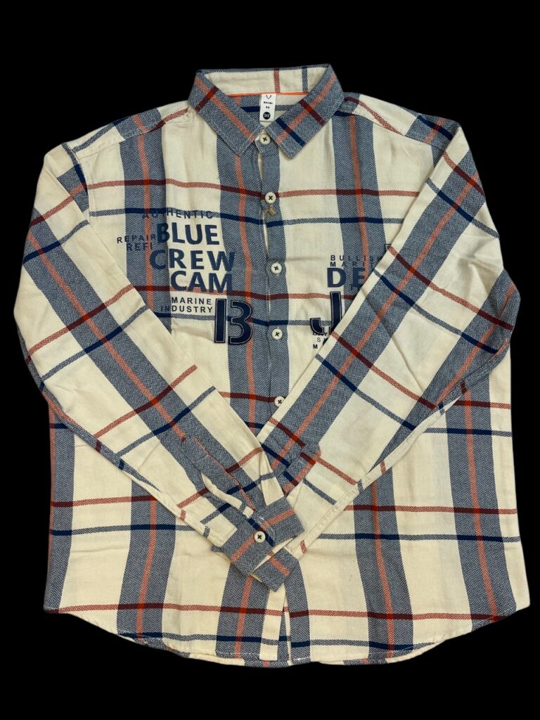 Imported Blue Crew Checked Shirt