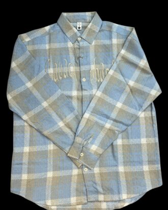 Imported Blue & Beige Checked Shirt