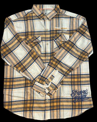Imported Yellow&Blue Checked Shirt