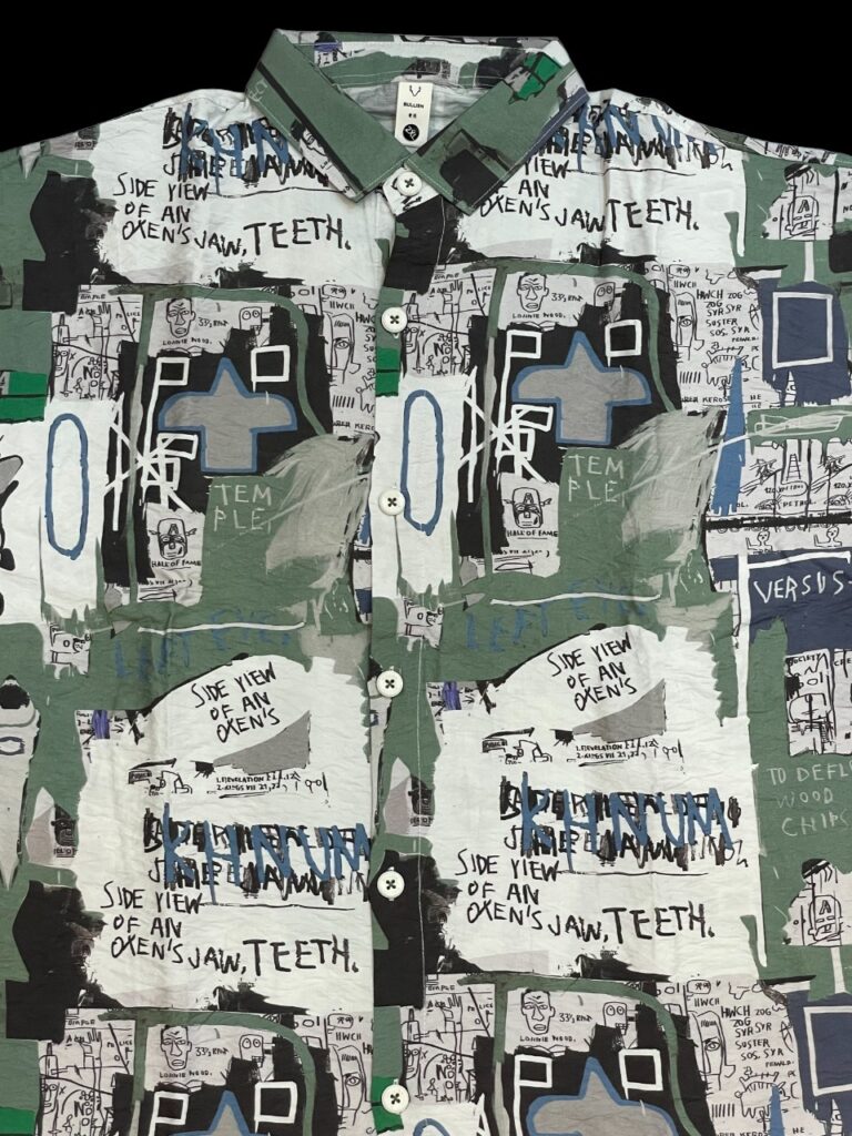 Imported Abstract Print Shirt - Image 2