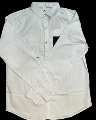 Classic White Long-Sleeve Shirt