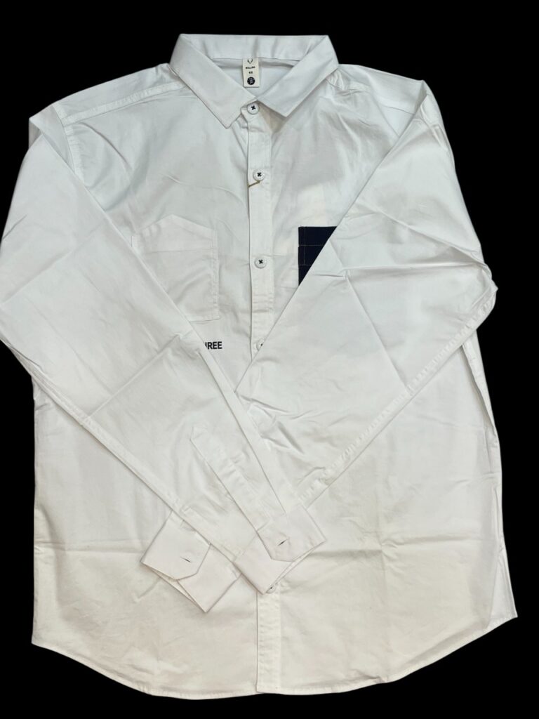 Classic White Long-Sleeve Shirt