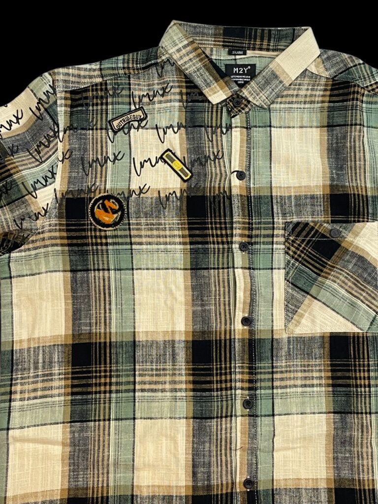 M2Y Plaid Casual Shirt - Image 3