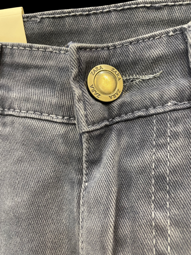 ZARA Deep Navy BLUE JEANS - Image 3
