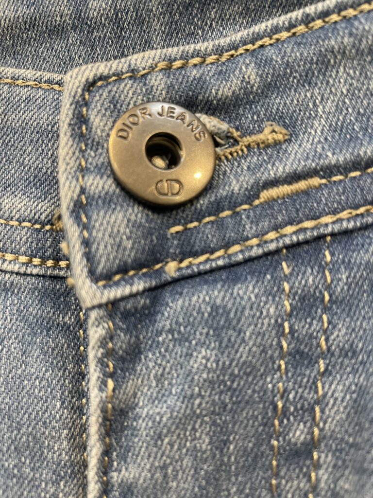 Christian Dior Light Blue Jeans - Image 3