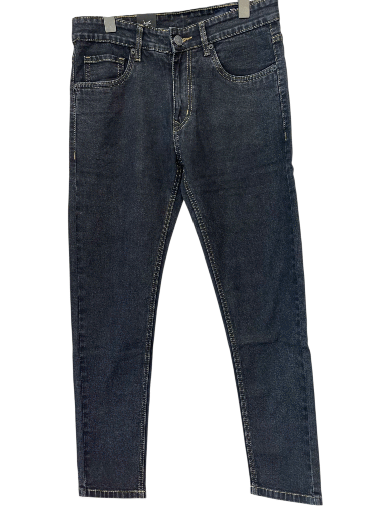 TOMMY DARK CARBON BLACK JEANS