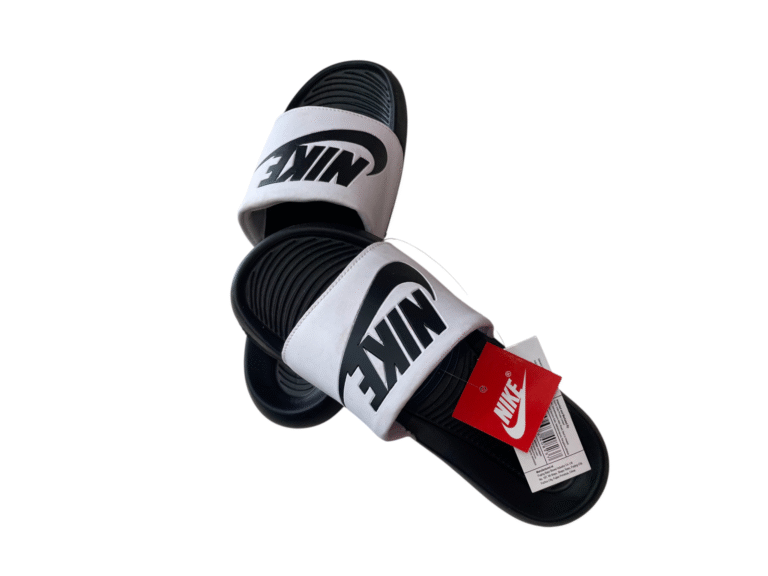 NIKE Black & White Sliders - Image 6